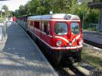 Parkeisenbahn Dresden: Lok EA01 ...  Bahnraser 11.09.2005