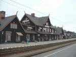 tagkompaniet Bahnhof Boden / Schweden am 07.09.2002. Hier verzweigt sich die Strecke von Stockholm nach Lulea und Kiruna - Narvik.