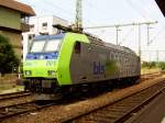 Im August stand die 485 001 von connecting europe  ...