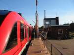 br-640-lint-27 640 bei der Fahrt durch die Waschanlge M�nster am 13.09.02