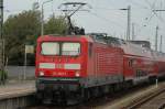 114 003-7 gerade eingefahren in Magdeburg Hbf am 14.09.2005  ...