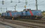 T44 Vier Dieselloks T44 am 07.09.2002 in Boden C, Strecke Lulea - Kiruna -Narvik.