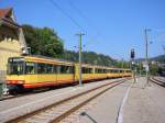 Eine Zweisystem-Stadtbahn des Karlsruher ...  Thomas Schmidt 03.10.2005