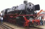 41 096 aus Braunschweig auf dem 1. Osnabr�cker Dampflokfest 1.9.2002 ...