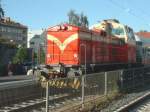 Dv12 Lok 2626 mit Personenzug am 06.09.2002 in Oulu.