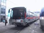 Metro Prag Neues U-Bahn-Fahrzeug f�r Prag von Siemens auf der Innotrans 2002 in Berlin.