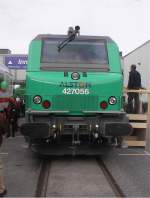 bb-27000--27300-prima Ein eigenes Design ist bei Lokomotiven von heute selten zu finden. Diese Lok hat eines. 29.9.02, InnoTrans Berlin