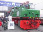 Industrielokomotiven Gleichstrom-Industrielokomotive EL2 der Lausitzer Braunkohle AG auf der Innotrans 2002 in Berlin, 29.9.02