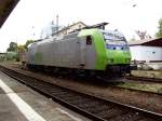 485 016 der BLS am 24.10.05 in Worms.  ...