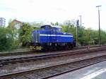 Hier die Unisped Diesellok ...   Marc Strack 25.10.2005