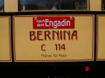 Berninabahn,Hist.III Kl.Wagen ...  Peter Walter 10/2001