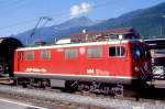 e-loks-ge-4-4-i RhB - Ge 4/4I 604 'CALANDA' am 23.08.2000 in LANDQUART - STRECKEN-LOKOMOTIVE - �bernahme 23.08.1947 - SLM3923/MFO/BBC - 1184 KW - Gewicht 48,00t - L�P 12,10m - zul�ssige Geschwindigkeit 80 km/h.
