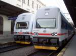 br-471 471 015 (Motorwagen) nach Pardubice und 971 011 (Steuerwagen) nach Cesky Brod am 15.11.2005 im Bahnhof Praha Masarykovo Nadrazi, die dreiteiligen Doppelstock-Triebz�ge bestehen aus dem Motorwagen mit Stromabnehmer BR 471, Zwischenwagen BR 071 und Steuerwagen BR971. 471 015 hat als einziger Wagen keine getrennten Schlu�lichtleuchten, er hat auch die h�chste Serien-Nummer.
