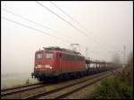 BR 140 mit Zugen 140 727 | KC 62721 Bremerhaven - Bad Friedrichshall Jagstfeld | 28.10.05 | Lindach