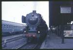 BR 01 Die 01 150 die leider verbrannte Seidensticker 01 leistete auf der Strecke Hof-Regensburg-M�nchen vor diesem Schnellzug den letzten Dienst es war der definitiv letzte Dampf gef�hrte Schnellzug auf dieser Strecke in den 70er Jahren. 