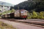 E424 067 in Bhf Gossensas in August 1983  ...