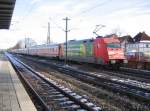 Die Werbelok 101 029 ...  Volkmar D�ring 07.12.2005