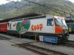 RhB Werbelok Ge4/4 III am 07.05.00 in Chur/GR Schweiz ... RhB Werbelok Ge4/4 III am 07.05.00 in Chur/GR Schweiz ...