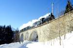 RhB DAMPFZUG f�r GRAUB�NDEN ...  Manfred M�ldner 12.12.2005