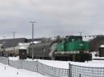 106 002 (ex V 60 DR) hatte Schiebedienst an dem ...