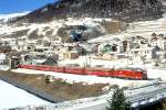 RhB REGIONALZUG 735 von ...  Manfred M�ldner 16.12.2005