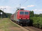 143 001-6 am 13.07.05 in Neuzelle  ...
