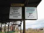 Anzeigetafel auf dem Spremberger ...  Ronny Kunert 11/2002