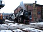 52 8154 im Bw Chemnitz Hilbersdorf (17.02.06)  ...