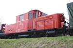 waldviertlerbahn Diesellok 2091.09 der Waldviertler Schmalspurbahnen am 17.4.2006 in Heidenreichstein.