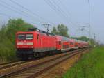 BR 112 112 116-9 mit dem RE 5 nach Elsterwerda. 06.05.06
