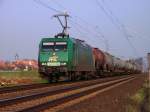 BR 145 Am Abend des 24.04.2006 durchf�hrt 145-CL 004 (Rail4Chem) Herleshausen in Richtung Bebra.
