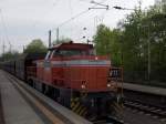 br-275-mak-g-1206 RAG Lok 811 bei der durchfahrt des Bf Recklinghausen S�d richtung M�nster. 
4.5.06