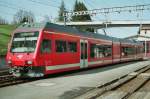 CJ 1000 mm ABe 2/6 633 La Gru�re im Bahnhof Tramelan am 02.05.2006