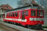CJ 1000 mm BDe 4/4  608 Abgestellt im Bahnhof Le Noirmont am 02.05.2006