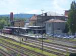 Bahnhof Bayreuth. (Bild aufgenommen ...  NobbiUSA 08.06.2006