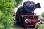 br-23-db-023 als k�me sie gerade um die Ecke gestaubt, 23 019 im Bw Neuenmarkt-Wirsberg