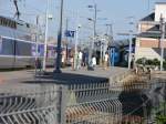 sonstige Der Bahnhof in Brest wo gerade ein TGV h�lt