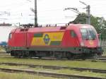 br-1116 1116 062-9 in Wien H�tteldorf wartend auf den n�chsten Einsatz, 4.6.2006 