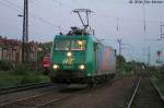 BR 185 Lokportaits 185 549 am Abend des 10.05.2006 in Gro�korbetha.
