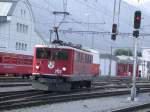 e-loks-ge-6-6-ii Ge 6/6 No702 'Curia' rangiert in Landquart.(12.05.2005)