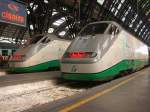 Zwei ETR 500 in Milano Centrale (18.04.2002)  ...