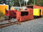 Elektro-Grubenlok der Lichtenhainer Waldeisenbahn ...  Hartmut Sommer 11.01.2003
