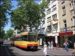 Stadtbahnwagen 518, eingesetzt auf ...  Thomas Schmidt 07.07.2006