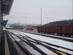 Blick �ber den Regionalbahnsteig ...  Christian Henn 09.02.2003