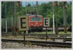 br-1042 Kleine Impression aus Ebenfurth. 1042 505 setzte sich am 4.8.2006 vor einen Containerzug und wartet auf ihre Abfahrt.