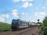 Rail4Chem Eisenbahnverkehrsgesellschaft mbH 185 545-1 der MRCE / R4C am 10.08.2006 vor Ingelheim 
