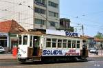 Strasenbahn Porto Tw 201 in Matosinhos (11. Mai 1988)