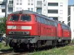 BR 225 225 150-2 und 225 086 am 11.07.06 in Friedrichshafen Stadt.