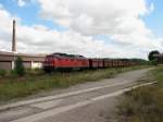 BR 232 mit Zugen 232 455 mit CS 61905 in Reuden (15.07.2006)