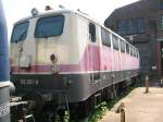 br-182-db-e-320-historisch 182 001-8 im Eisenbahnmuseum Koblenz am 16.6.2006. Leider macht diese Lok einen etwas ungepflegten Eindruck.